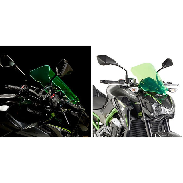 GIVI ICE GREEN WINDSCREEN KAWASAKI Z900 - DRIVEN Canada's Powersports 8019606227584A4118GR