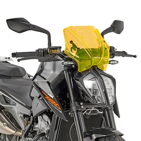 GIVI ICE ORANGE WINDSCREEN KTM DUKE 790 - DRIVEN Canada's Powersports 8019606239068A7708OR