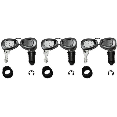 GIVI KIT 3 LOCKS+6 KEYS TRK (Z228A) - DRIVEN Canada's Powersports 8019606138088Z228A