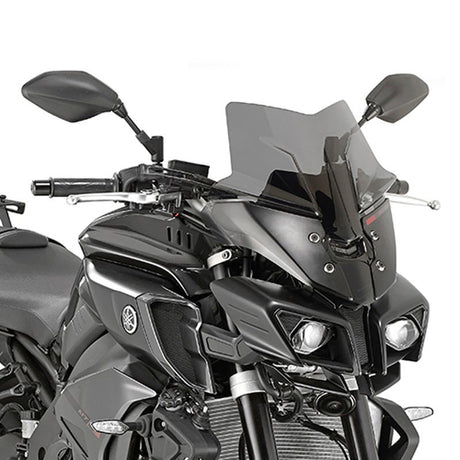 GIVI LOW GLOSS BLACK WINDSCREEN YAMAHA FZ10 - DRIVEN Canada's Powersports 8019606210289D2129B