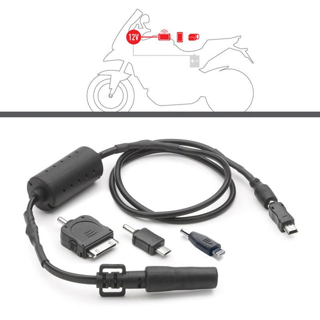 GIVI POWER CONNECTOR KIT (MICRO USB, MINI USB, IPHONE) (S112) - DRIVEN Canada's Powersports 8019606180452S112