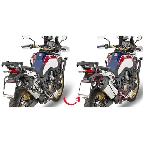 GIVI RAPID SIDECASE BRACKET AFRICA TWIN (PLR1144) - DRIVEN Canada's Powersports 8019606203328PLR1144