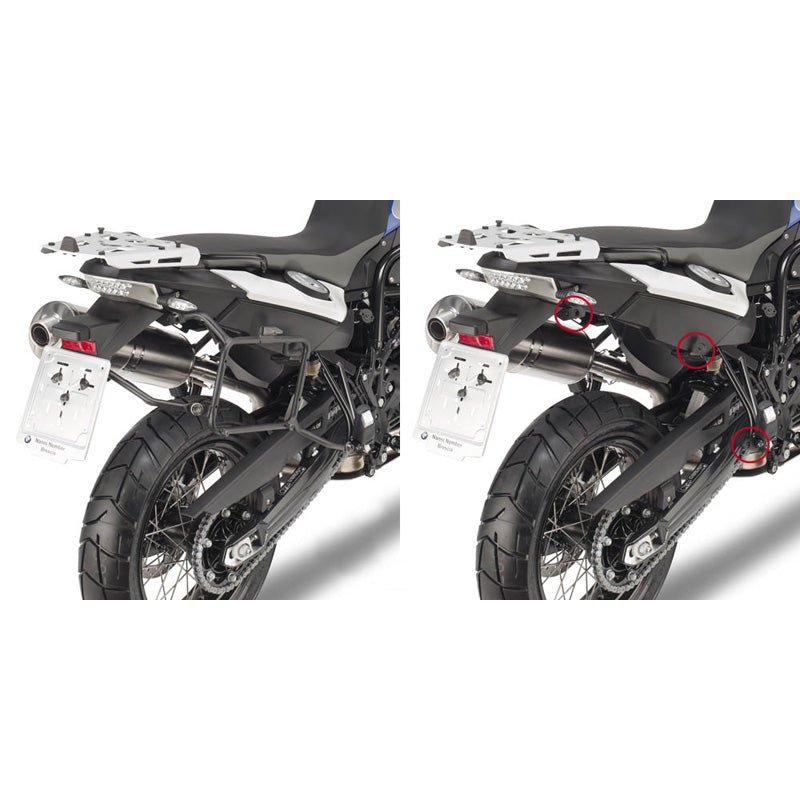 GIVI RAPID SIDECASE BRACKET F650/800GS (PLR5103) - DRIVEN Canada's Powersports 8019606149053PLR5103