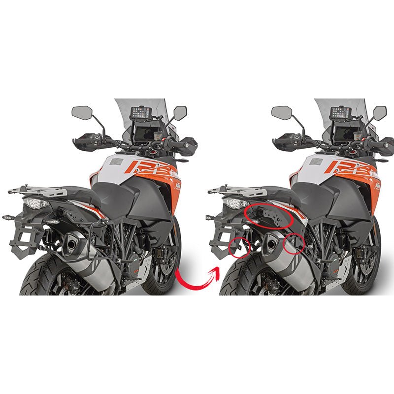 GIVI RAPID SIDECASE BRACKET KTM 1190 ADVENTURE (PLR7706) - DRIVEN Canada's Powersports 8019606218964PLR7706