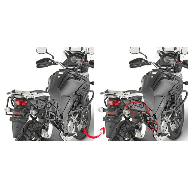 GIVI RAPID SIDECASE BRACKET SUZUKI DL650 (PLR3112) - DRIVEN Canada's Powersports 8019606217455PLR3112