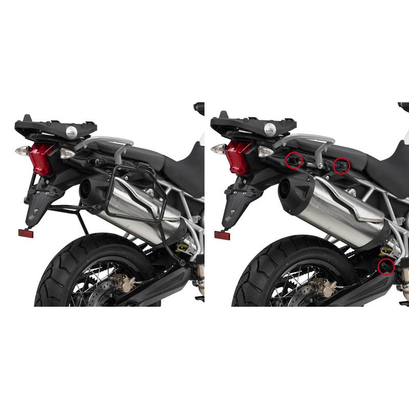 GIVI RAPID SIDECASE BRACKET TIGER 800XC/800XR (PLR6409) - DRIVEN Canada's Powersports 8019606210388PLR6409