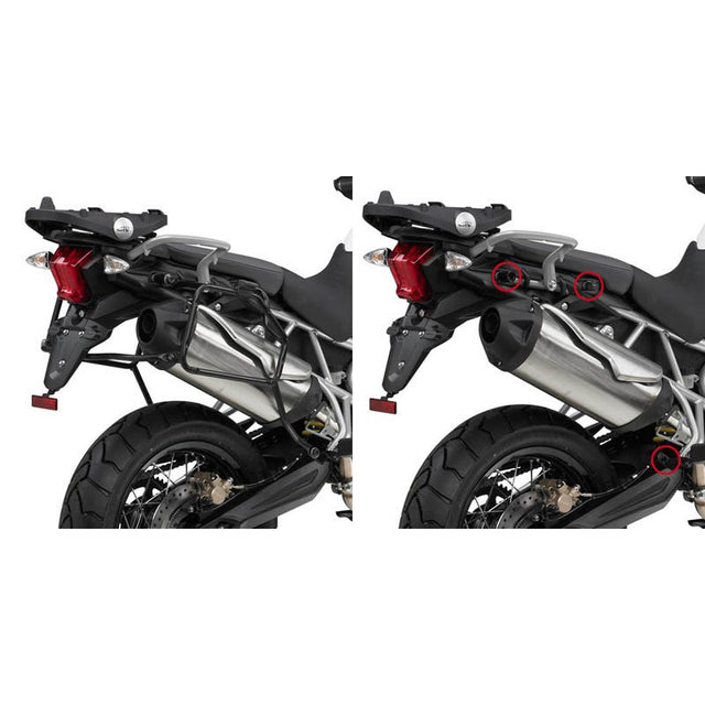 GIVI RAPID SIDECASE BRACKET TIGER 800XC/800XR (PLR6409) - DRIVEN Canada's Powersports 8019606210388PLR6409