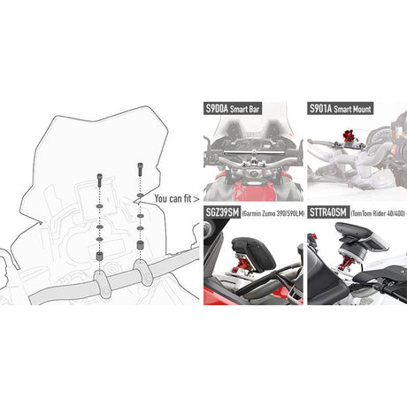 GIVI S03KIT DUC HYPER/ER - 6N/VERSYS 650/DUKE 390 (03SKIT) - DRIVEN Canada's Powersports 801960617992003SKIT