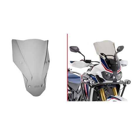 GIVI SMOKE WINDSCREEN CRF1000L AFRICA TWIN/ADV (D1144S) - DRIVEN Canada's Powersports 8019606205377D1144S
