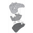 GIVI SPECIFIC MOUNTING KIT BURGMAN EXECUTIVE 650 (SR3104KIT) - DRIVEN Canada's Powersports 8019606180285SR3104KIT