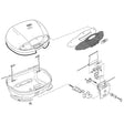 GIVI TOP SHELL E450 PEARL BLACK (Z450CN902) - DRIVEN Canada's Powersports 8019606078612Z450CN902