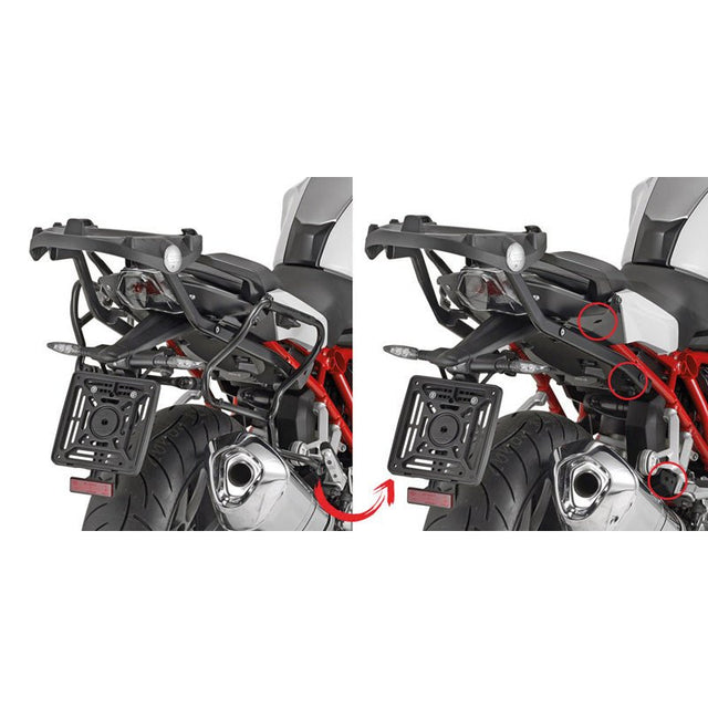 GIVI V35/37 RAPID SIDECASE BRACKET R1200R (PLXR5117) - DRIVEN Canada's Powersports 8019606194275PLXR5117