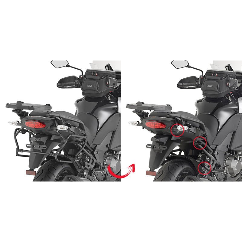 GIVI V35/37 RAPID SIDECASE BRACKET VERSYS 1000 (PLXR4113) - DRIVEN Canada's Powersports 8019606190826PLXR4113