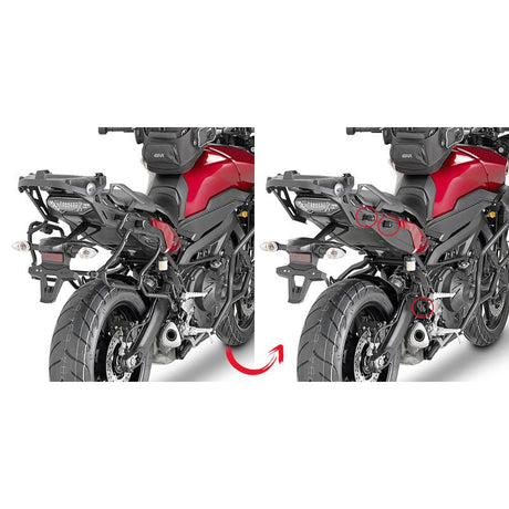 GIVI V35/37 RAPID SIDECASE BRACKET YAM FJ09 (PLXR2122) - DRIVEN Canada's Powersports 8019606191588PLXR2122