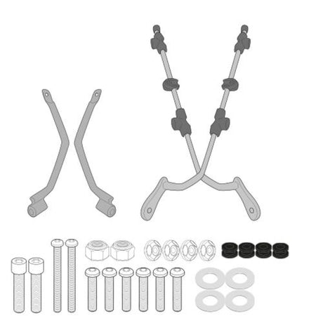 Givi Windscreen Mounting Kit 8206A Moto Guzzi V7 - DRIVEN Canada's Powersports 8019606332219A8206A