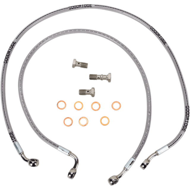 GOODRIDGE 2009 - 15 YZF - 1R FRONT BRAKE LINE KIT (YA2881 - 2FC) - DRIVEN Canada's Powersports YA2881 - 2FC