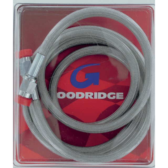 GOODRIDGE 54" UNIVERSAL CLEAR - COATED BRAKE LINE SS (80354) - DRIVEN Canada's Powersports 80354