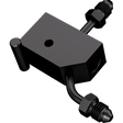 GOODRIDGE BRAKE REAR SWITCH HOLDER BRACKET SFT 00 - 06 (PMCHD - 020ZBK) - DRIVEN Canada's Powersports PMCHD - 020ZBK