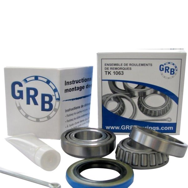 GRB BEARING TRAILER WHEEL BEARING KITS, TK 1063 (TK1063) - DRIVEN Canada's Powersports 5128424054623TK1063