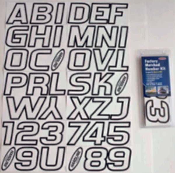 HARDLINE FACTORY MATCHED REGISTRATION KIT TM - DRIVEN Canada's Powersports 632194700192WHBLK700