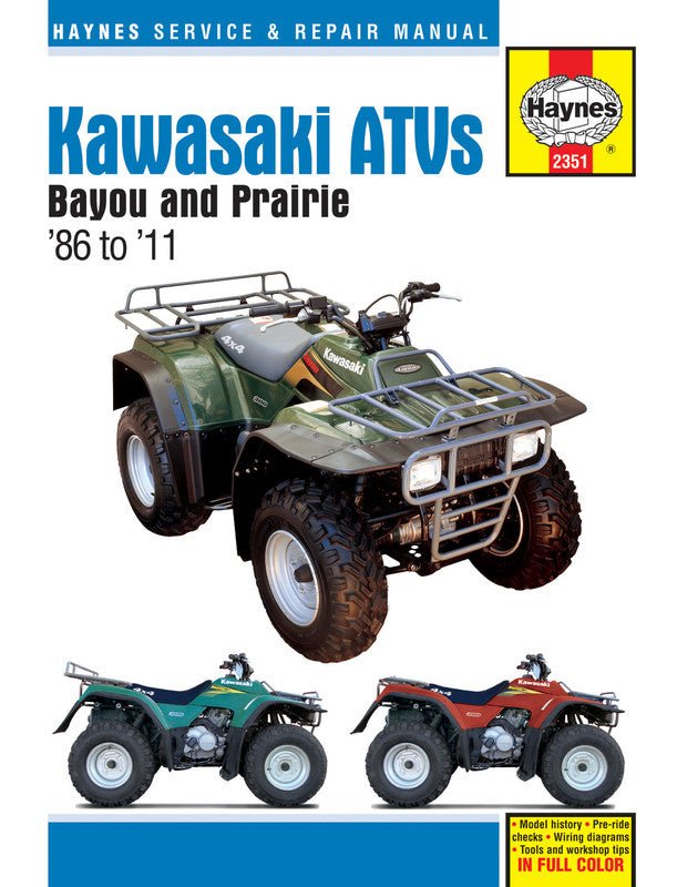 HAYNES ATV SERVICE MANUAL (M2351) - DRIVEN Canada's Powersports 38345023514M2351