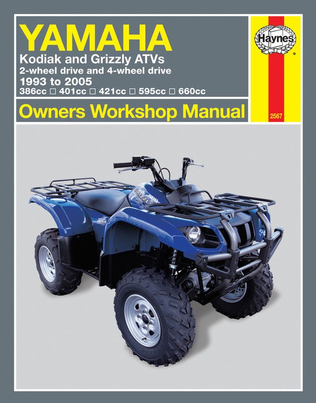HAYNES ATV SERVICE MANUAL (M2567) - DRIVEN Canada's Powersports 38345025679M2567