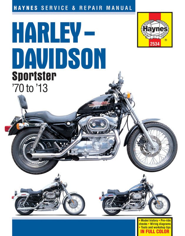 HAYNES MOTORCYCLE SERVICE MANUAL (M2534) - DRIVEN Canada's Powersports 38345025341M2534