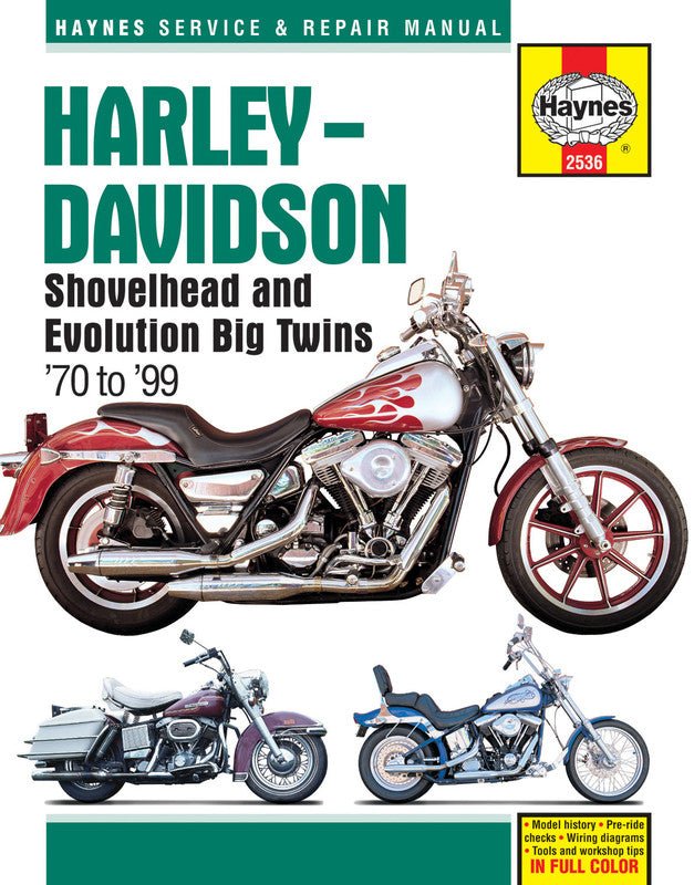 HAYNES MOTORCYCLE SERVICE MANUAL (M2536) - DRIVEN Canada's Powersports 38345025365M2536
