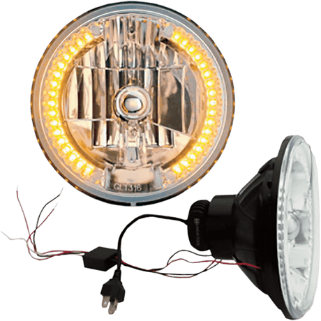 HEADWINDS HEADLIGHT 7"LED W/TURNSIG (8 - 9727LEDWTA) - DRIVEN Canada's Powersports 8 - 9727LEDWTA