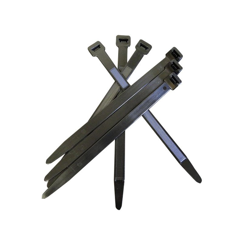 HELIX BLACK SUPER DUTY TIES 20" 6PCS 250LB (303 - 4320) - DRIVEN Canada's Powersports 643380957757303 - 4320