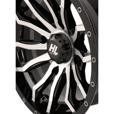 HIGHLIFTER HL21 ALLOY 14X7 4/137 4+3 (+10MM) GLOSS MACHINED W1 - DRIVEN Canada's Powersports 14HL21 - 1137