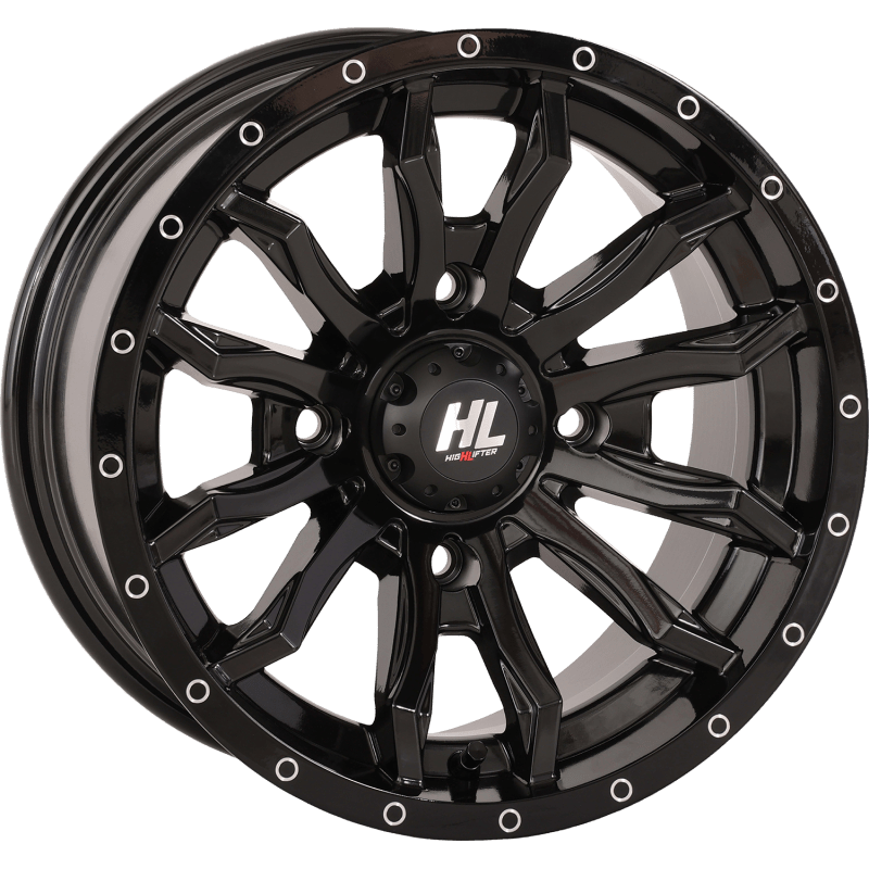 HIGHLIFTER HL21 ALLOY 14X7 4/137 4+3 (+10MM) GLOSS W1 - DRIVEN Canada's Powersports 14HL21 - 1237