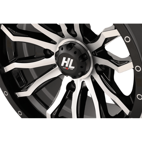 HIGHLIFTER HL21 ALLOY 14X7 4/156 4+3 (+10MM) GLOSS MACHINED W1 - DRIVEN Canada's Powersports 14HL21 - 1156