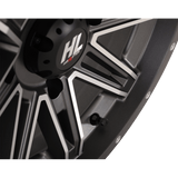 HIGHLIFTER HL22 ALLOY 14X7 4/137 4+3 (+10MM) GLOSS MACHINED W1 - DRIVEN Canada's Powersports 14HL22 - 1137