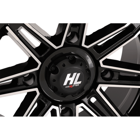HIGHLIFTER HL22 ALLOY 14X7 4/156 4+3 (+10MM) GLOSS MACHINED W1 - DRIVEN Canada's Powersports 14HL22 - 1156