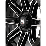 HIGHLIFTER HL22 ALLOY 14X7 4/156 4+3 (+10MM) GLOSS MACHINED W1 - DRIVEN Canada's Powersports 14HL22 - 1156