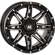 HIGHLIFTER HL22 ALLOY 14X7 4/156 4+3 (+10MM) GLOSS MACHINED W1 - DRIVEN Canada's Powersports 14HL22 - 1156