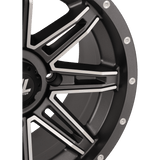 HIGHLIFTER HL22 ALLOY 14X7 4/156 4+3 (+10MM) GLOSS MACHINED W1 - DRIVEN Canada's Powersports 14HL22 - 1156