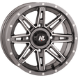 HIGHLIFTER HL22 ALLOY 14X7 4/156 4+3 (+10MM) GUN MACHINED W1 - DRIVEN Canada's Powersports 14HL22 - 1856
