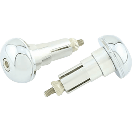 HIGHSIDER BAR END WEIGHT CLASSIC ALUMINUM CHROME PLATED PAIR (161 - 061) - DRIVEN Canada's Powersports 4054783227631161 - 061
