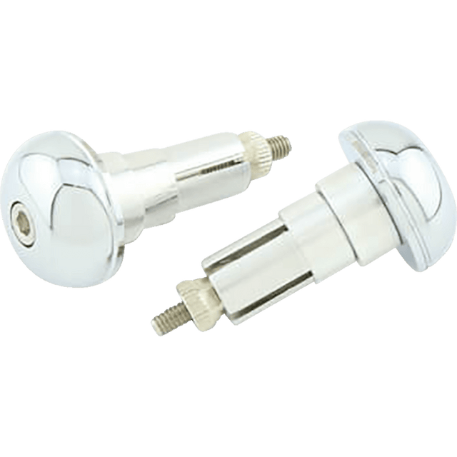 HIGHSIDER BAR END WEIGHT CLASSIC ALUMINUM CHROME PLATED PAIR (161 - 061) - DRIVEN Canada's Powersports 4054783227631161 - 061