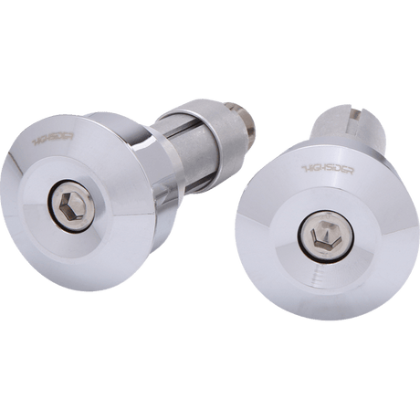 HIGHSIDER BAR END WEIGHTS DOT CHROME PAIR (161 - 017) - DRIVEN Canada's Powersports 4054783209873161 - 017