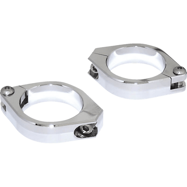 HIGHSIDER FORK CLAMPS 38 - 41MM CHROME PAIR (207 - 405) - DRIVEN Canada's Powersports 4054783026784207 - 405