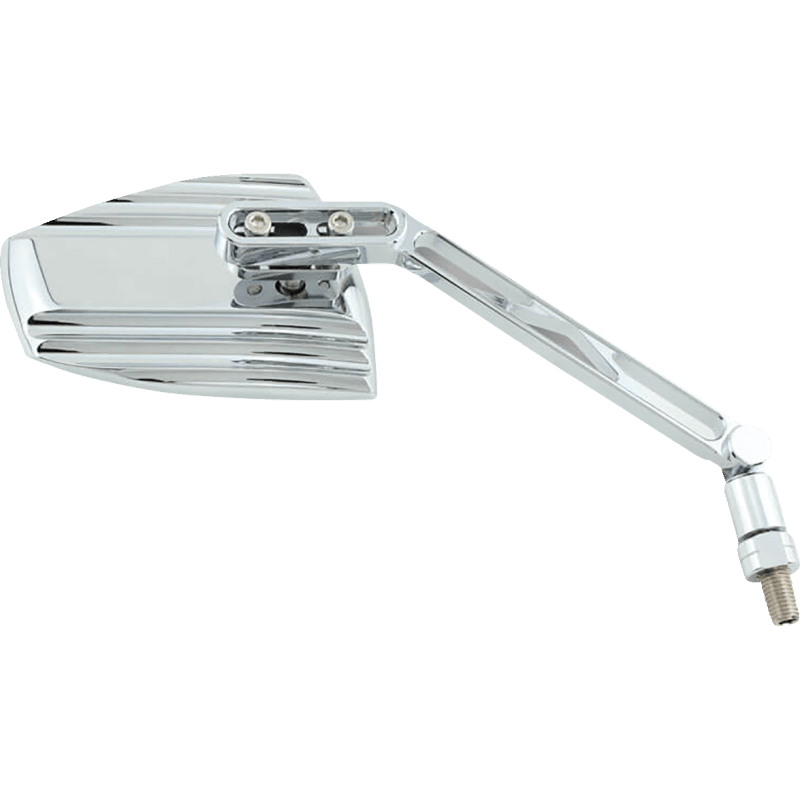 HIGHSIDER MIRROR WAVE CHROME (PAIR) (301 - 4910) - DRIVEN Canada's Powersports 4054783316847301 - 4910