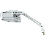 HIGHSIDER MIRROR WAVE CHROME (PAIR) (301 - 4910) - DRIVEN Canada's Powersports 4054783316847301 - 4910