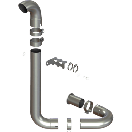 HMF ENGINEERING CAN AM - RENEGADE 800 - 12 - 16 SWAMP SERIES SNORKEL BRUSHED (614390000301) - DRIVEN Canada's Powersports 614390000301