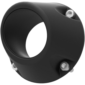 HMF ENGINEERING EURO END CAP ROUND/HMF/BLACKOUT (6999207) - DRIVEN Canada's Powersports 8423451001716999207