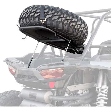 HMF ENGINEERING IQ SPARE TIRE RACK - 14 - 16 - POLARIS - RZR TURBO RZR XP1K - BLACK (9355045561) - DRIVEN Canada's Powersports 8423451537409355045561