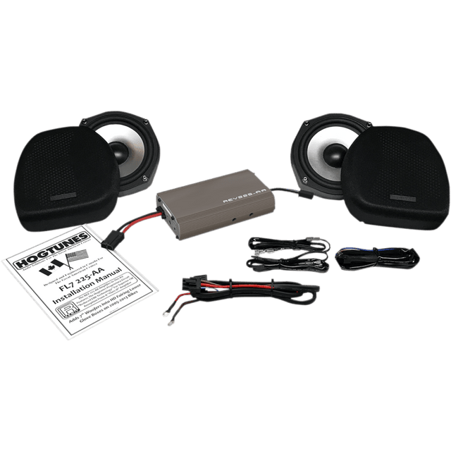 HOGTUNES 05 - 13 FLHTCU 7" FAIRING LOWERS WOOFER KIT W/225AMP (FL7 225 - AA) - DRIVEN Canada's Powersports 4405 - 0542FL7 225 - AA