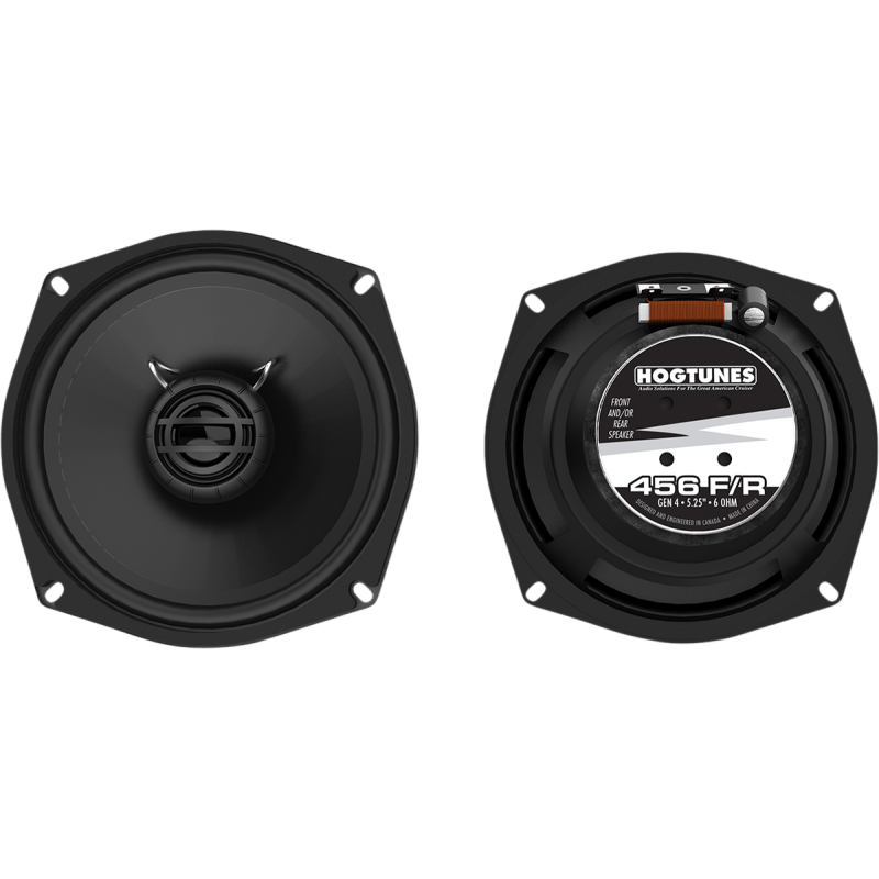 HOGTUNES 100 WATT 6 OHM 5.25" SPKR 98 - 05 MODELS W/FACTORY RADIO POWER (456F/R) - DRIVEN Canada's Powersports 4405 - 0763456F/R